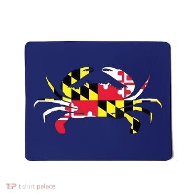 Maryland Crab State Pride Flag Mousepad