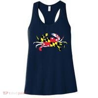 Maryland Crab State Pride Flag Women's Tank Top thumb 0