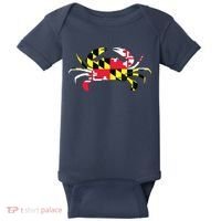 Maryland Crab State Pride Flag Baby Bodysuit thumb 0