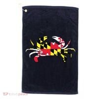 Maryland Crab State Pride Flag Golf Towel thumb 0