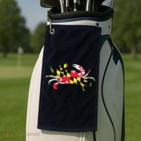 Maryland Crab State Pride Flag Golf Towel thumb 2