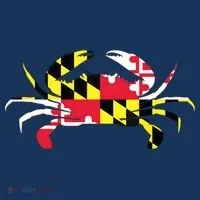 Maryland Crab State Pride Flag Kids T-Shirt thumb 4