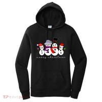 Merry Christmas Snowman Family And Friends Women's Hoodie thumb 0