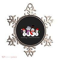 Merry Christmas Snowman Family And Friends Ornament thumb 0