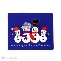Merry Christmas Snowman Family And Friends Mousepad thumb 0