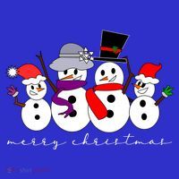Merry Christmas Snowman Family And Friends Baby Bodysuit thumb 2