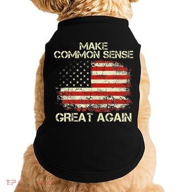 Make Common Sense Great Again Doggie Tank