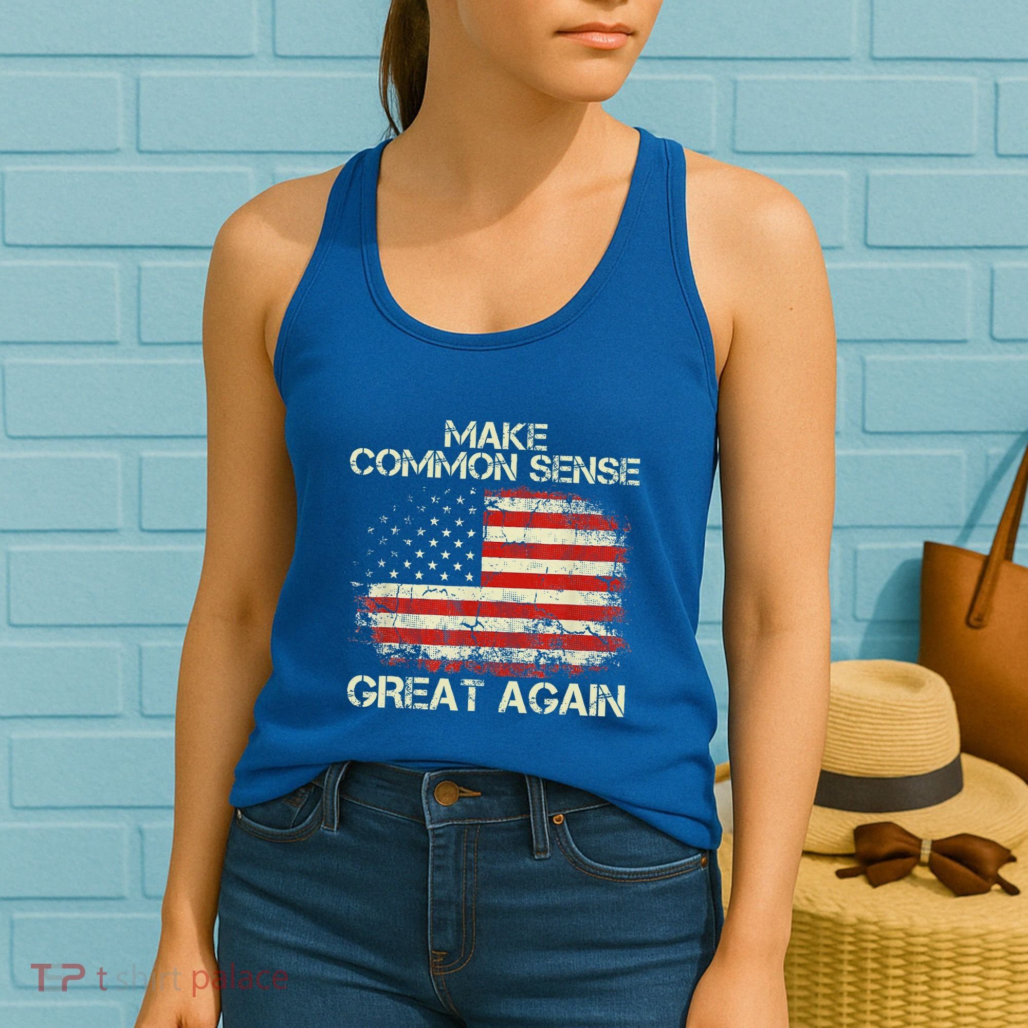 Make Common Sense Great Again Women's Tank Top
