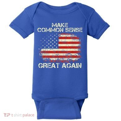 Make Common Sense Great Again Baby Bodysuit