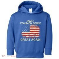 Make Common Sense Great Again Toddler Hoodie thumb 0