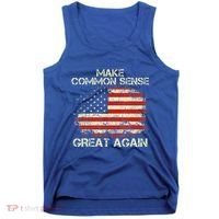 Make Common Sense Great Again Tank Top thumb 0