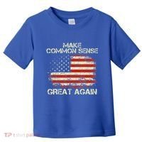 Make Common Sense Great Again Toddler T-Shirt thumb 0