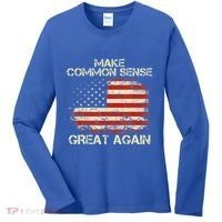 Make Common Sense Great Again Women's Long Sleeve Shirt thumb 0