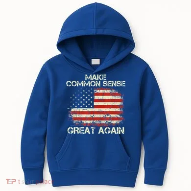 Make Common Sense Great Again Kids Hoodie