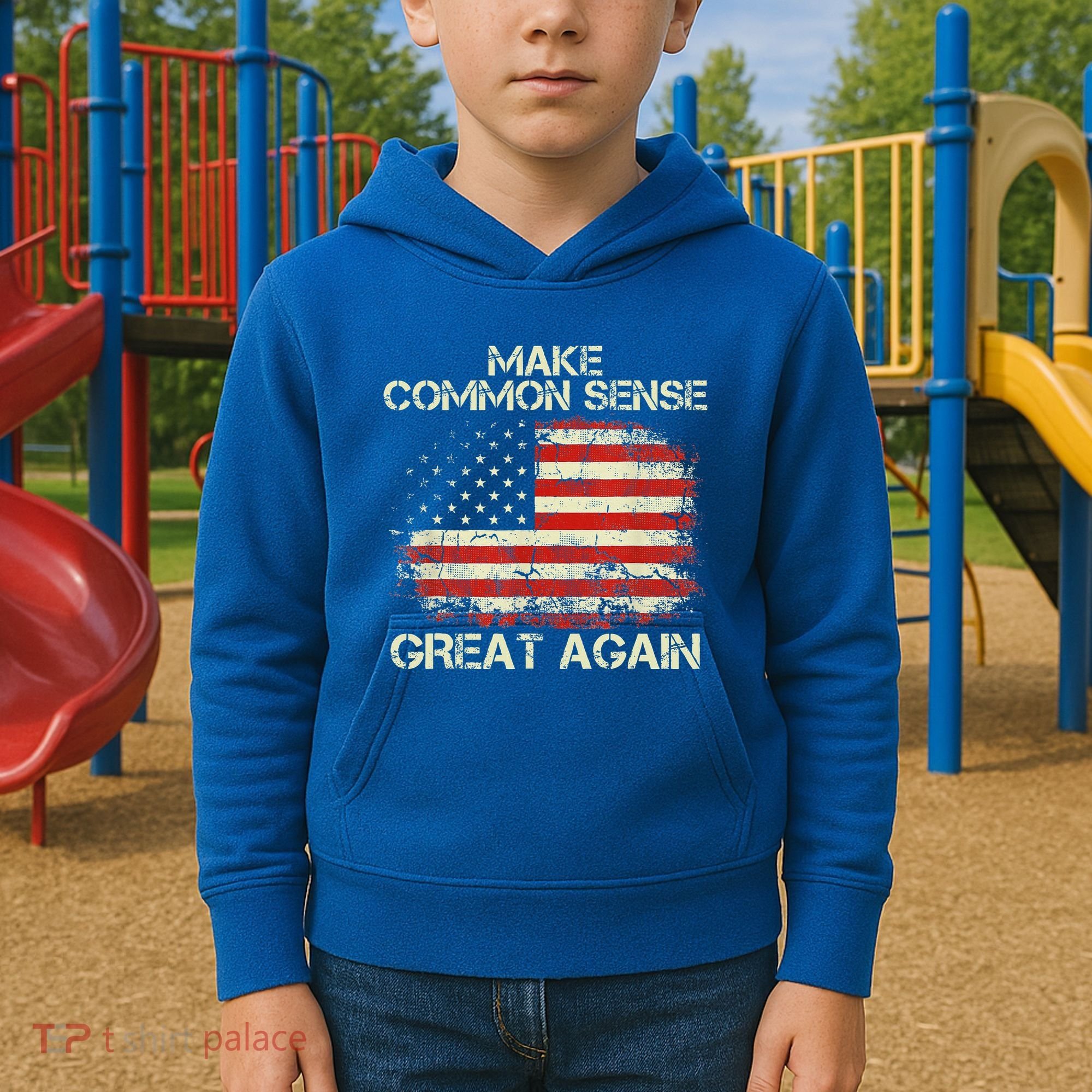 Make Common Sense Great Again Kids Hoodie