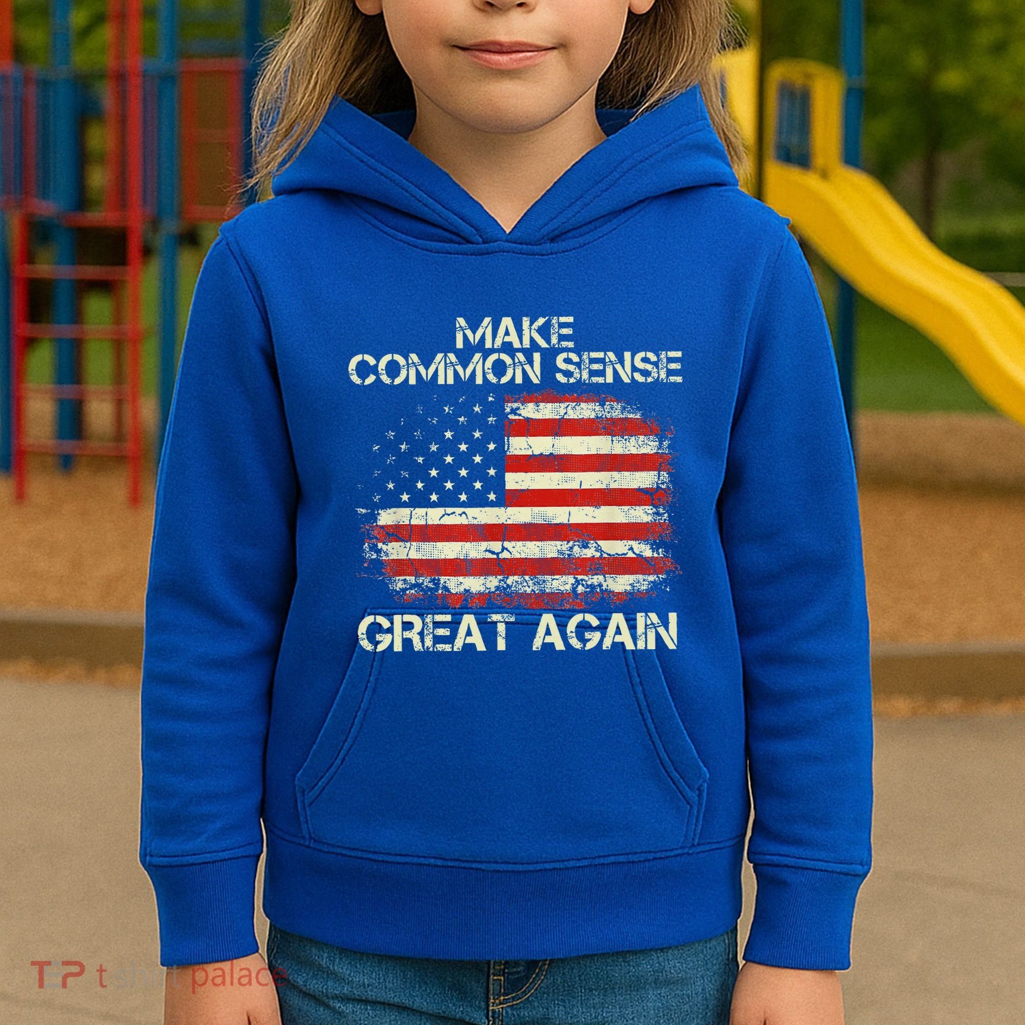 Make Common Sense Great Again Kids Hoodie