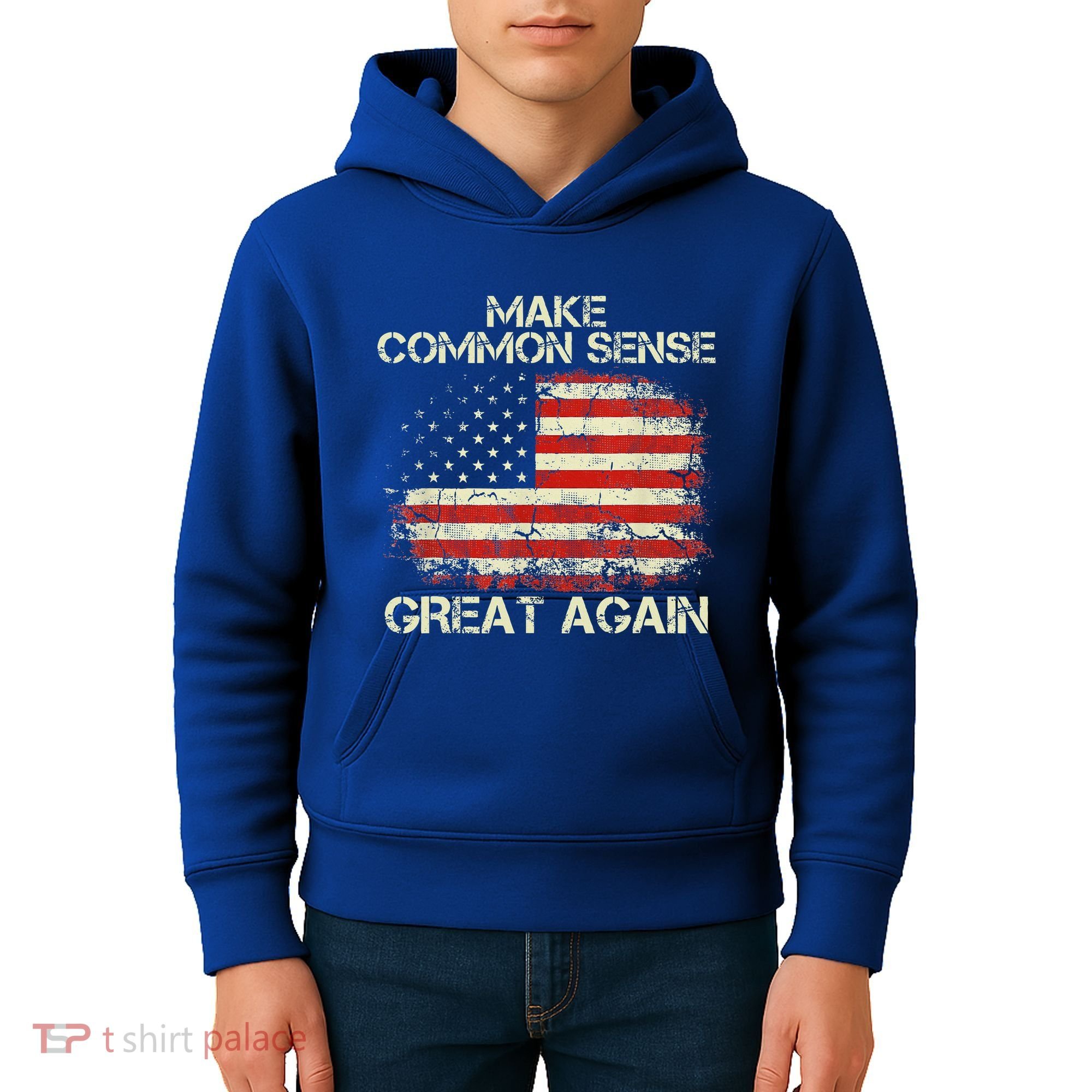 Make Common Sense Great Again Kids Hoodie