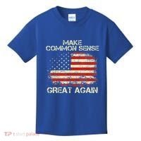 Make Common Sense Great Again Kids T-Shirt thumb 0
