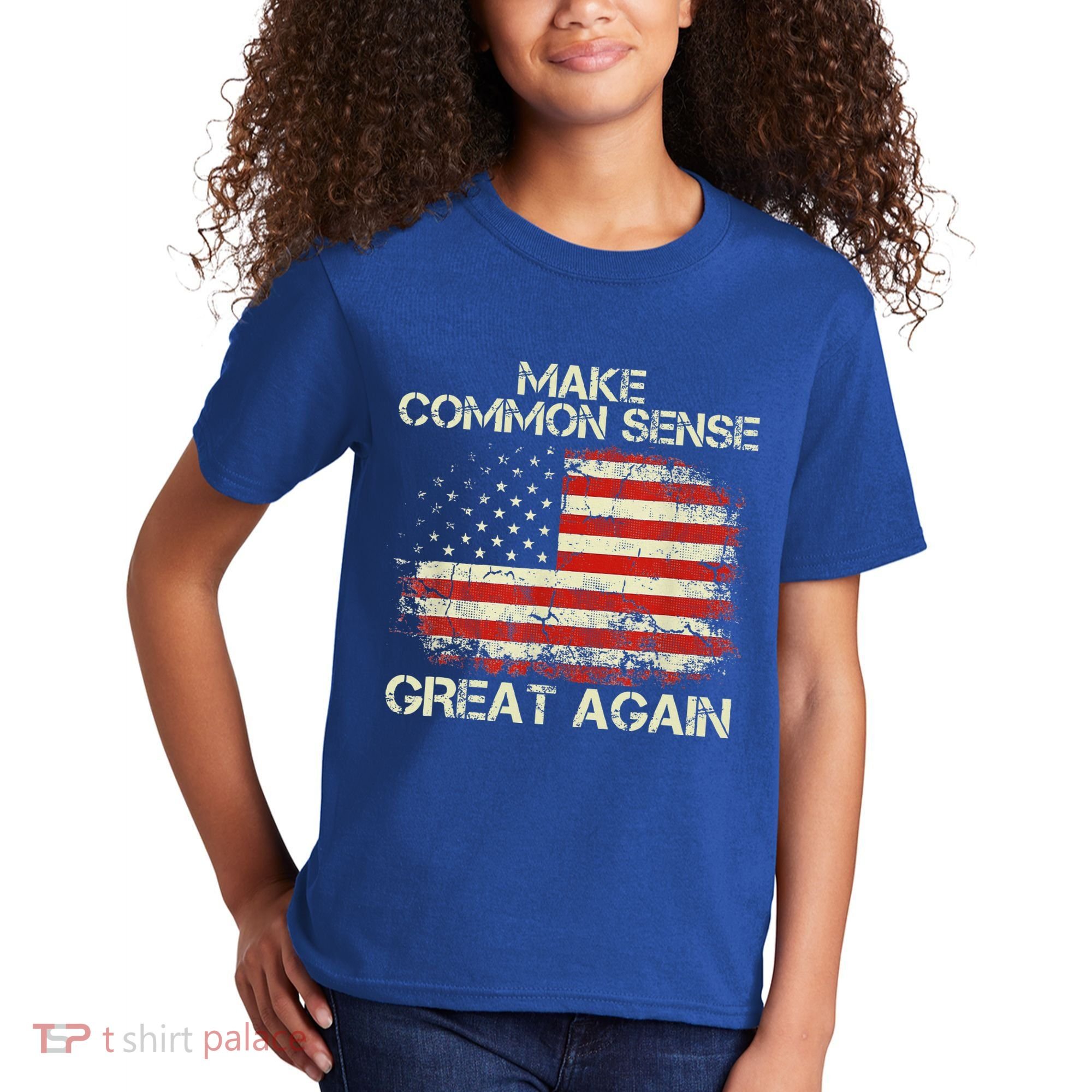 Make Common Sense Great Again Kids T-Shirt