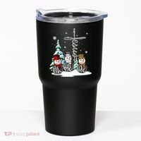 Merry Christmas Snow Faith Hope Love Christmas Tumbler thumb 0