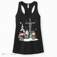 Merry Christmas Snow Faith Hope Love Christmas Women's Tank Top thumb 0