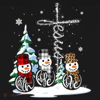 Merry Christmas Snow Faith Hope Love Christmas Women's Tank Top thumb 5