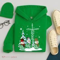 Merry Christmas Snow Faith Hope Love Christmas Hoodie thumb 4