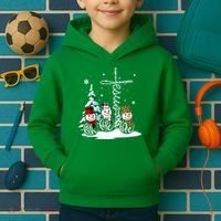 Merry Christmas Snow Faith Hope Love Christmas Kids Hoodie thumb 2