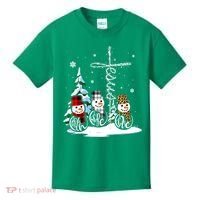 Merry Christmas Snow Faith Hope Love Christmas Kids T-Shirt thumb 0