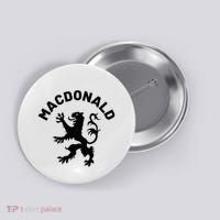 Macdonald Clan Scottish Family Name Scotland Heraldry Button thumb 0