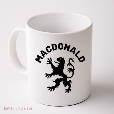 Macdonald Clan Scottish Family Name Scotland Heraldry Coffee Mug