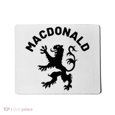 Macdonald Clan Scottish Family Name Scotland Heraldry Mousepad