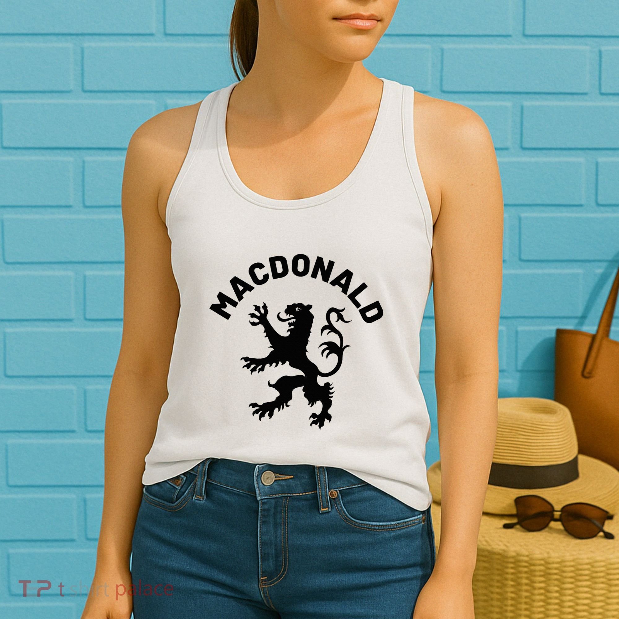 Macdonald Clan Scottish Family Name Scotland Heraldry Women's Tank Top