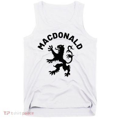 Macdonald Clan Scottish Family Name Scotland Heraldry Tank Top