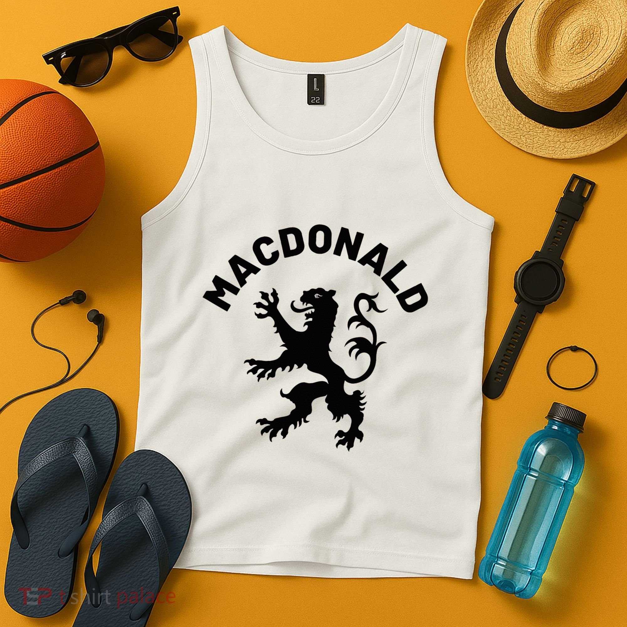 Macdonald Clan Scottish Family Name Scotland Heraldry Tank Top
