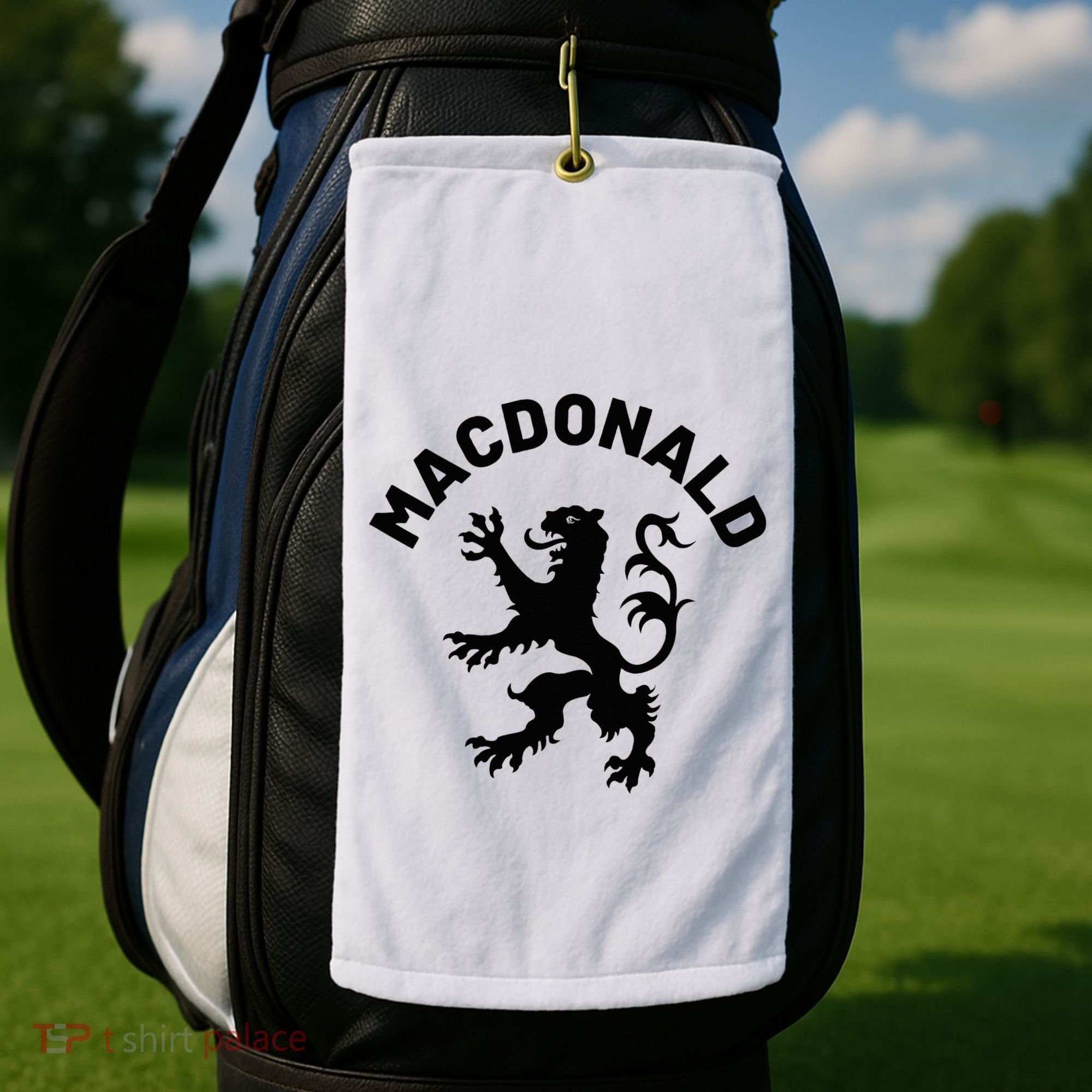 Macdonald Clan Scottish Family Name Scotland Heraldry Golf Towel