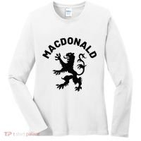 Macdonald Clan Scottish Family Name Scotland Heraldry Women's Long Sleeve Shirt thumb 0
