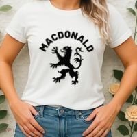 Macdonald Clan Scottish Family Name Scotland Heraldry Women's T-Shirt thumb 2