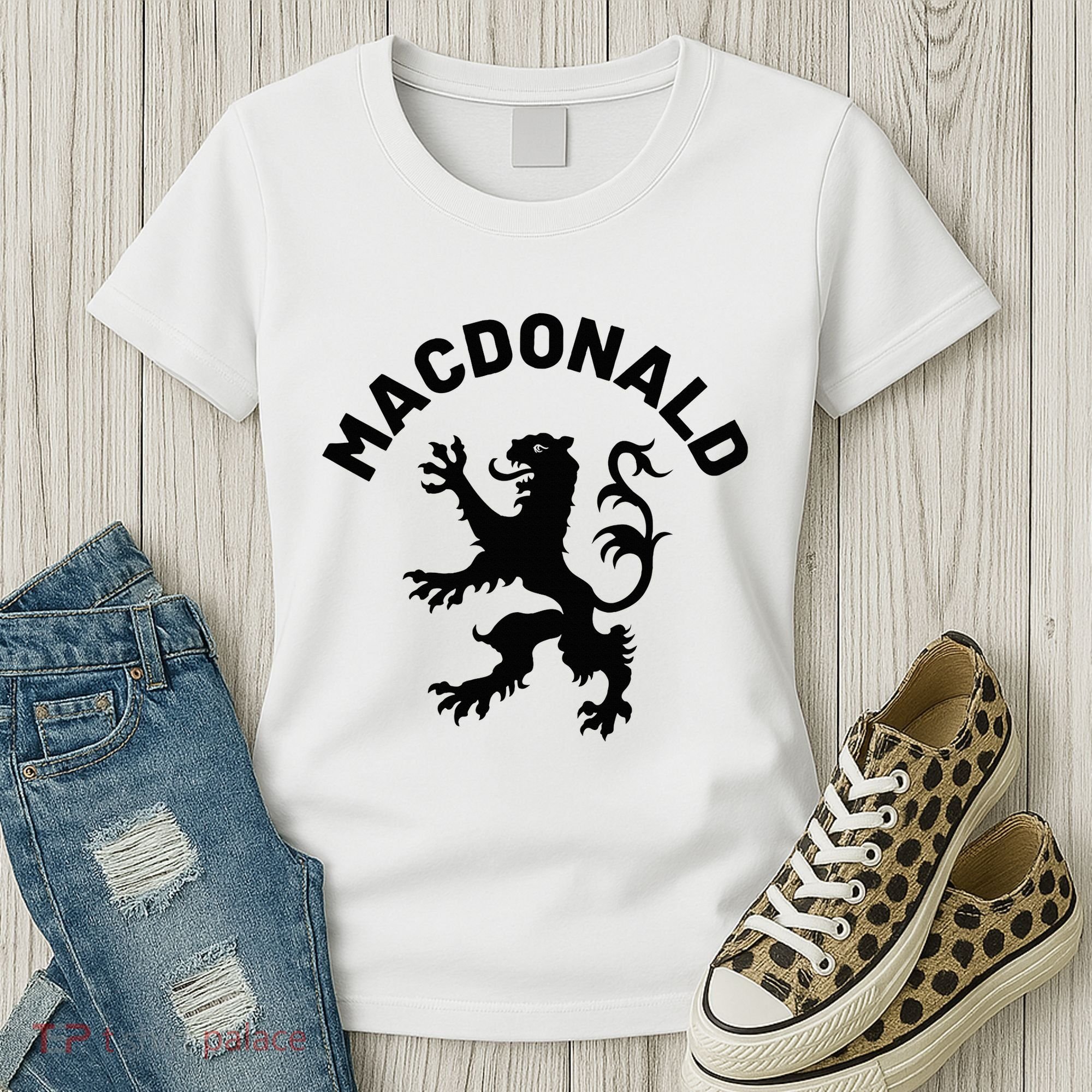 Macdonald Clan Scottish Family Name Scotland Heraldry Women's T-Shirt