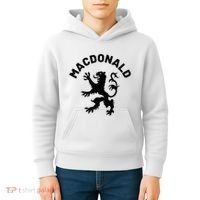 Macdonald Clan Scottish Family Name Scotland Heraldry Kids Hoodie thumb 4