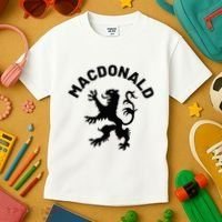 Macdonald Clan Scottish Family Name Scotland Heraldry Kids T-Shirt thumb 3