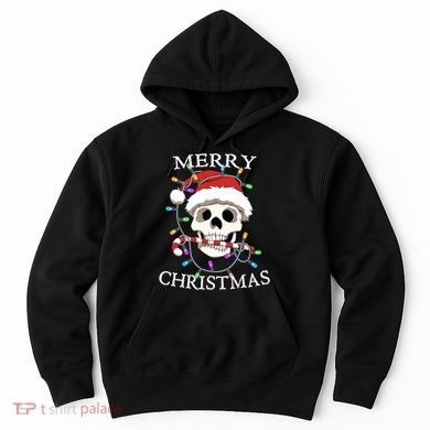 Merry Christmas Skull Skeleton Hoodie