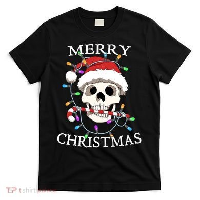 Merry Christmas Skull Skeleton T-Shirt