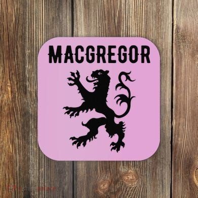 MacGregor Clan Scottish Family Name Scotland Heraldry Coaster