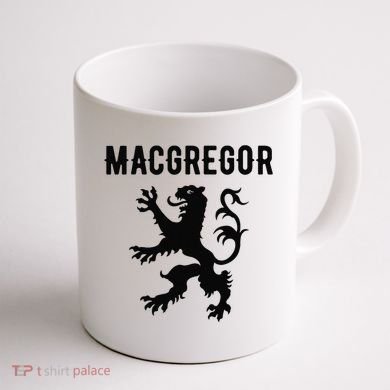 MacGregor Clan Scottish Family Name Scotland Heraldry Coffee Mug back