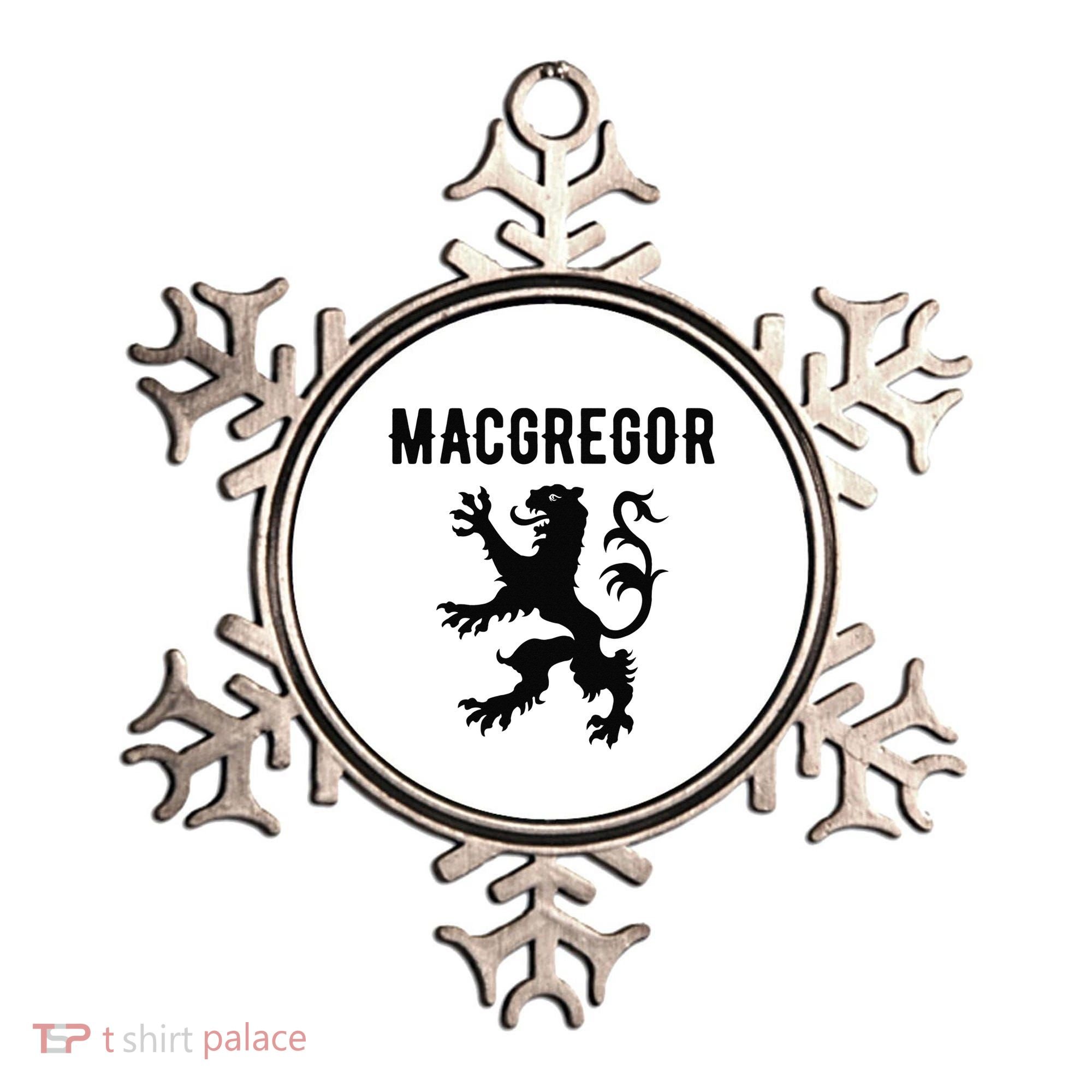 MacGregor Clan Scottish Family Name Scotland Heraldry Ornament