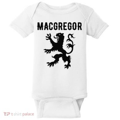 MacGregor Clan Scottish Family Name Scotland Heraldry Baby Bodysuit