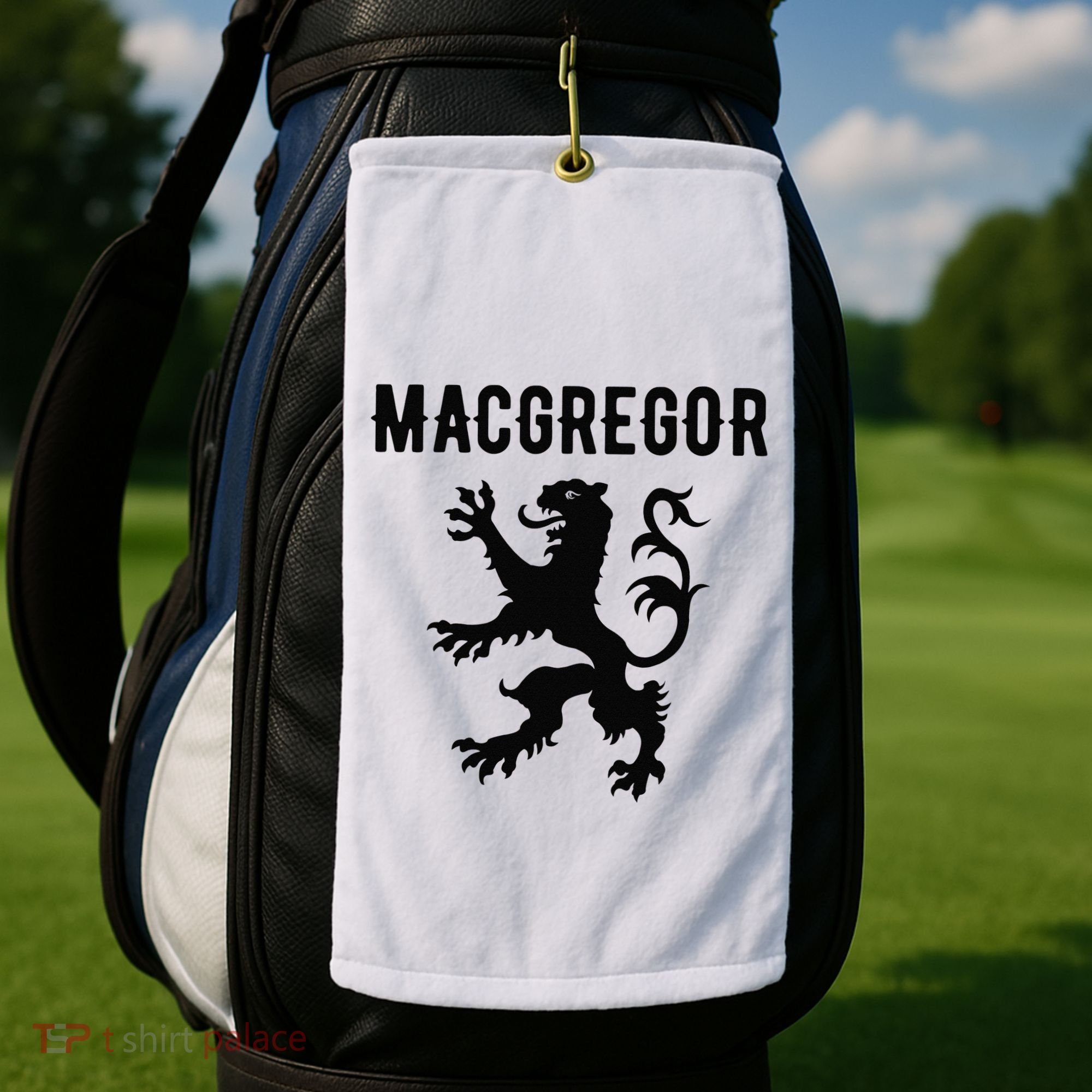 MacGregor Clan Scottish Family Name Scotland Heraldry Golf Towel