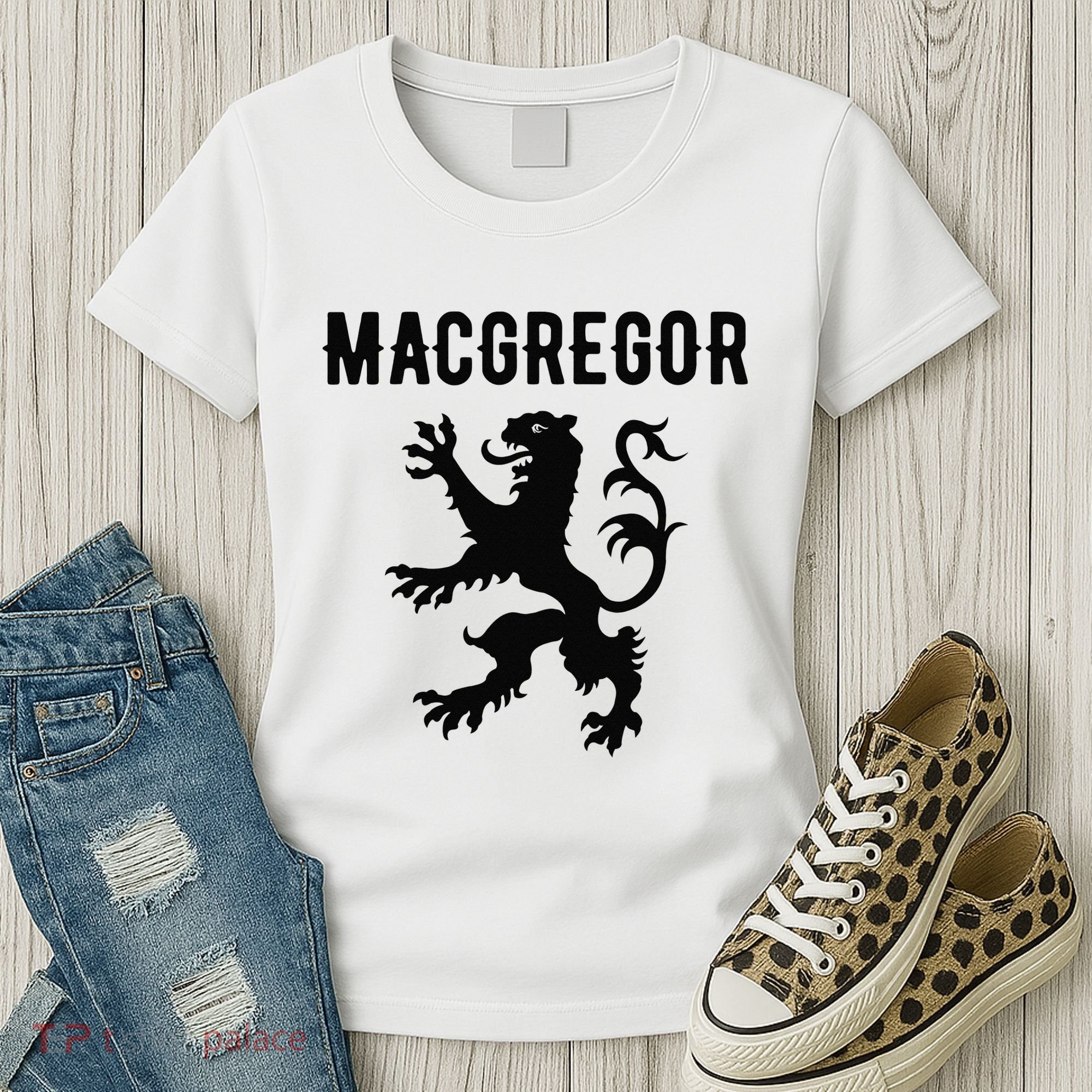 MacGregor Clan Scottish Family Name Scotland Heraldry Women's T-Shirt