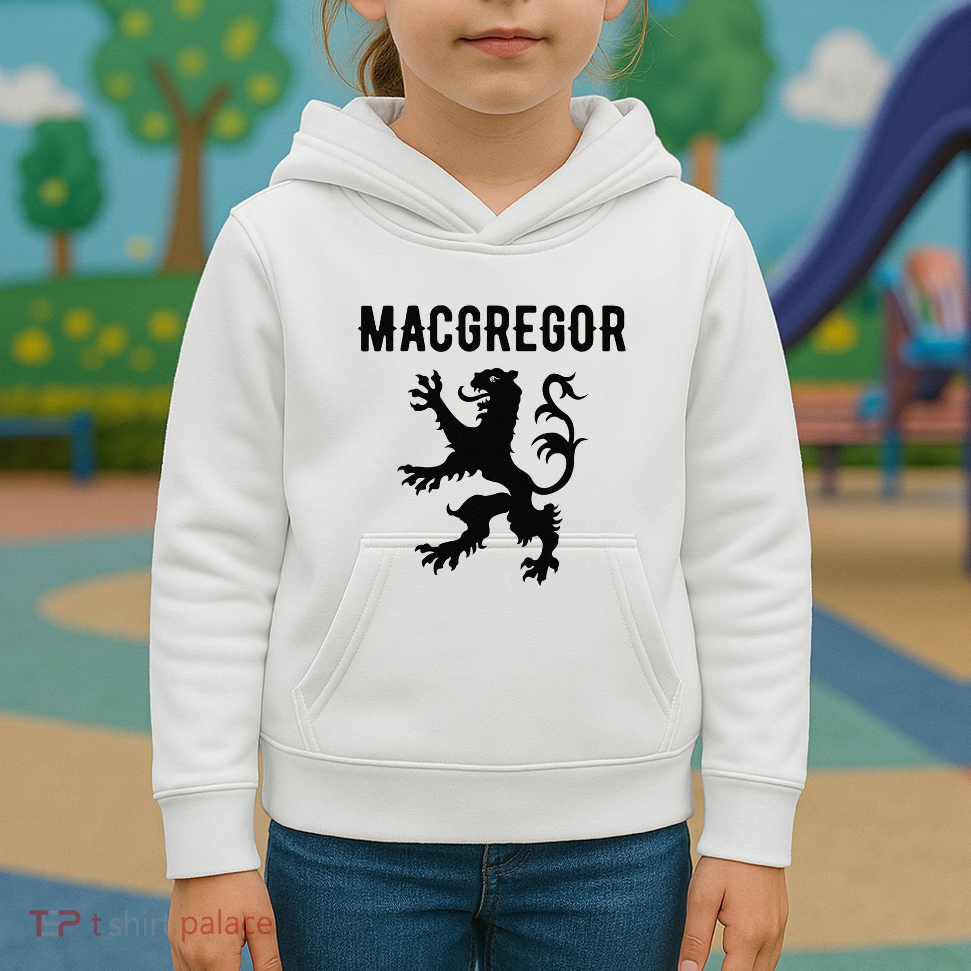 MacGregor Clan Scottish Family Name Scotland Heraldry Kids Hoodie